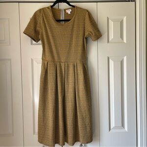 LuLaRoe Yellow A-Line Midi Dress Casual
